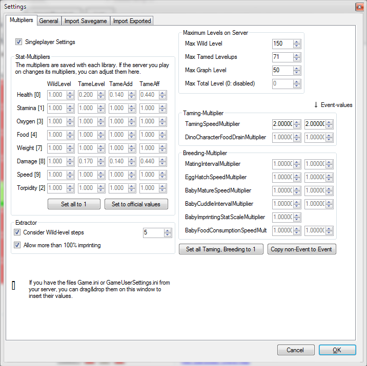 Extraction Issue Griffin · Issue #862 · cadon/ARKStatsExtractor · GitHub